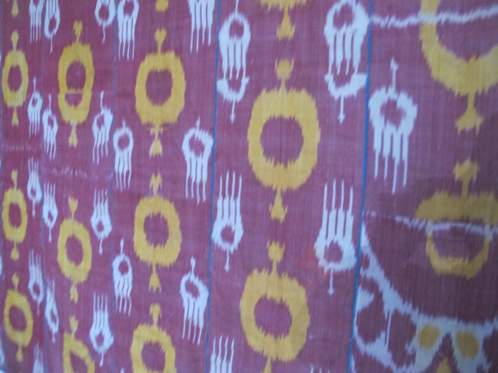 Large Silk Ikat Panel